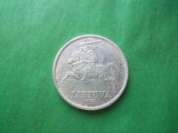 Лот: 18600132. Фото: 4. 10 лит 1936 г. Литва,серебро,сохран... Красноярск