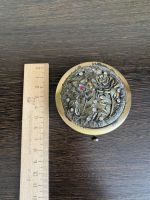 Лот: 18724533. Фото: 2. Пудреница с зеркалом. С камнями... Антиквариат