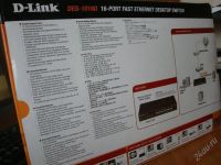 Лот: 1262103. Фото: 2. Коммутатор D-Link 16-PORT Switch... Сетевые устройства