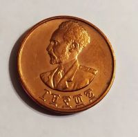 Лот: 25850598. Фото: 2. Эфиопия 5 сантимов 1944 последний... Монеты