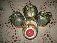 Лот: 9833902. Фото: 6. Подсвечники корзинки для плоской...