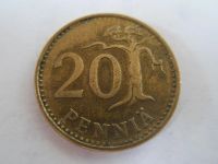 Лот: 5432186. Фото: 2. Финляндия 20 пенни 1966. Монеты