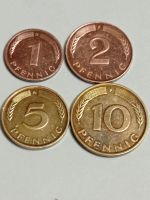 Лот: 9269793. Фото: 2. ФРГ (Германия) 1,2,5,10 пфеннигов... Монеты