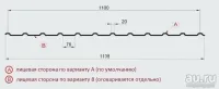 Лот: 17378427. Фото: 3. Профлист С10 х1100 0,5 (Agneta... Строительство и ремонт