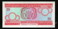 Лот: 2147737. Фото: 2. Бурундия 20 франков 2007 г.(люкс... Банкноты