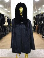 Лот: 10686698. Фото: 3. Шубка из норки чёрный бриллиант... Одежда, обувь, галантерея