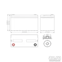 Лот: 25059395. Фото: 2. Аккумулятор АКБ Delta GEL 12-100... Аксессуары