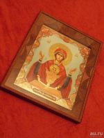 Лот: 10138403. Фото: 2. Икона Неупиваемая Чаша, большая... Живопись, скульптура, фото