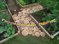 Лот: 7355712. Фото: 6. Дорожки / тропинки из спилов дерева...