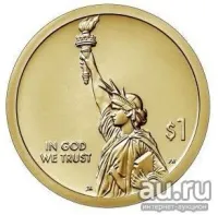 Лот: 19950380. Фото: 2. США 1 доллар 2022 года. 14 монета... Монеты