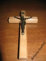 Лот: 6042175. Фото: 4. Настенное Распятие дерево бронза... Красноярск