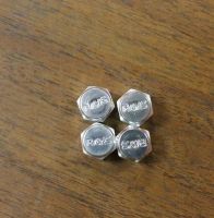 Лот: 6466295. Фото: 3. Ниппельные колпачки rays серебристые. Авто, мото, водный транспорт