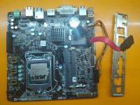 Лот: 13657390. Фото: 2. Б\У материнская плата Asrock H81TM-ITX... Комплектующие