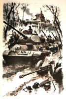 Лот: 11070203. Фото: 9. Алексеев Сергей - Идет война народная...