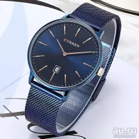 Лот: 19162505. Фото: 3. Часы Curren 8302 Blue. Ювелирные изделия, бижутерия, часы