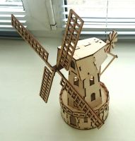 Лот: 7581914. Фото: 3. 3D Пазл Мельница. Сувениры, подарки