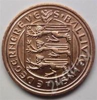 Лот: 202203. Фото: 2. Гернси. 2 пенс 1977г. Монеты