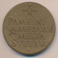 Лот: 16342945. Фото: 2. Чехия Медаль город Свитави D-60... Значки, медали, жетоны