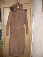 Лот: 3448705. Фото: 2. длинное пальто р. 40-44 с капюшоном... Одежда и аксессуары