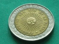 Лот: 11684654. Фото: 4. Монета 1 песо один Аргентина 1996... Красноярск