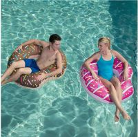 Лот: 11254513. Фото: 3. Надувной круг "Пончик с глазурью...