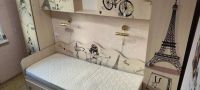 Лот: 20908084. Фото: 7. Кровать для девочки Париж со шкафами...