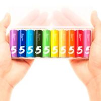 Лот: 10002211. Фото: 3. Пальчиковые батарейки Xiaomi Rainbow...