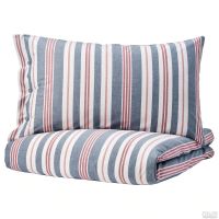 Лот: 15884474. Фото: 3. Пододеяльник и 1 наволочка, синий... Домашний быт