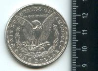 Лот: 16919170. Фото: 2. (№7091) США 1 доллар 1885 год... Монеты