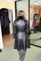 Лот: 12089946. Фото: 2. плащ кожанный. Женская одежда