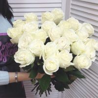 Лот: 2470790. Фото: 2. Букет 25 роз 60 см. Крупный бутон... Растения и животные