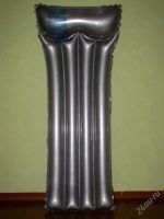 Лот: 93729. Фото: 2. Матрас надувной взрослый (серебристый... Водный спорт