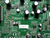 Лот: 25318285. Фото: 2. RSAg7.820.1457 VER.D, main tv... Запчасти для бытовой техники