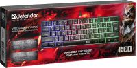 Лот: 20536720. Фото: 2. Клавиатура Defender Red GK-116... Периферия