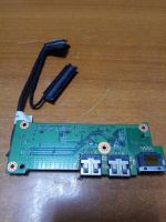 Лот: 18141372. Фото: 2. Плата USB, Lan от ноутбука Toshiba... Комплектующие