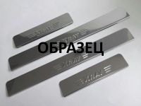 Лот: 11426788. Фото: 5. Накладки на пороги из нержавеющей...