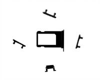 Лот: 10694091. Фото: 2. Контейнер SIM/MMC Apple iPhone... Запчасти, оборудование