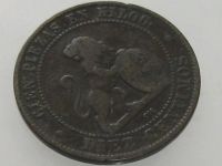 Лот: 9881561. Фото: 2. Монета 10 сантим Испания 1870... Монеты