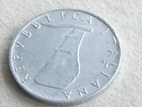 Лот: 17886395. Фото: 2. Монета 5 лир пять Италия 1968... Монеты