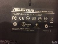 Лот: 8761007. Фото: 7. ноутбук Asus k40ab