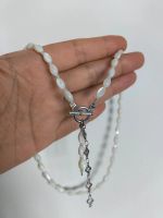 Лот: 25677977. Фото: 2. Украшение на шею, буквы из морского... Вязание, шитье