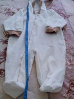 Лот: 7264148. Фото: 4. Комбинезон велюровый белый зайка... Красноярск