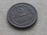 Лот: 12996336. Фото: 2. Монета 2 филер два Венгрия 1939... Монеты