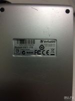 Лот: 10416801. Фото: 2. Внешний Жесткий диск Verbatim. Носители информации