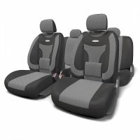 Лот: 14471341. Фото: 2. ECO-1105 BK/D.GY (M) Авточехлы... Оснащение, оборудование, аксессуары