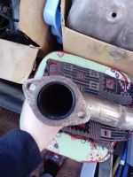 Лот: 9397512. Фото: 2. Труба 60 с фланцем,под выхлоп. Автозапчасти