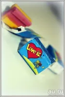 Лот: 20235292. Фото: 2. Целый блок жвачки (100шт) love... Продукты
