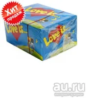Лот: 20235292. Фото: 7. Целый блок жвачки (100шт) love...