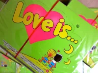 Лот: 20235288. Фото: 7. Целый блок жвачки (100шт) love...