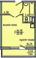 Лот: 16072092. Фото: 6. Квартира студия